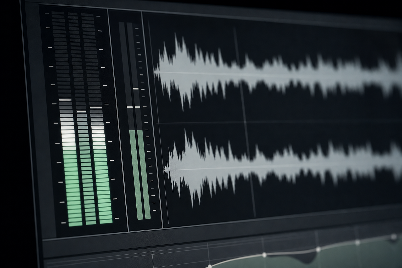 Loudness meter su schermo